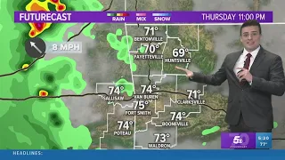 Watching strong storms in Oklahoma weaken toward Arkansas tonight | Forecast May 11, 2023