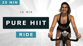 20 Minute PURE HIIT Ride | Indoor Cycling Workout | Spin Class