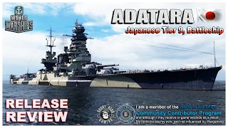 World of Warships: ADATARA, Japanese T9 Battleship Review