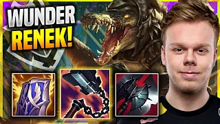 WUNDER IS A MONSTER WITH RENEKTON! - G2 Wunder Plays Renekton TOP vs Nocturne! | Season 11