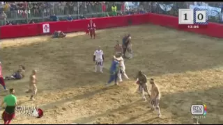 CALCIO STORICO FIORENTINO 2016 - 24 GIUGNO 2016 - FINALE - BIANCHI Vs AZZURRI