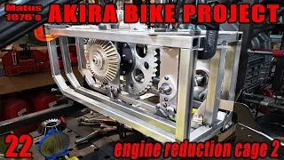 Akira Bike Project - 22 - engine reduction cage - part 2