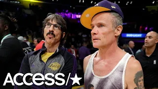 Red Hot Chili Peppers' Anthony Kiedis Flips Out At A Lakers Game! | Access