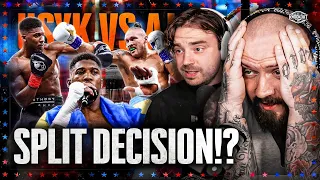 AJ LOSES IT!! Usyk Defeats Joshua Live Reaction