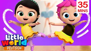 Kleine Prima Ballerina | Kinderlieder für Kleinkinder | Little World Deutsch