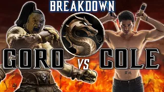 Cole Young vs Goro - Mortal Kombat 2021 Fight Scene Under the Microscope