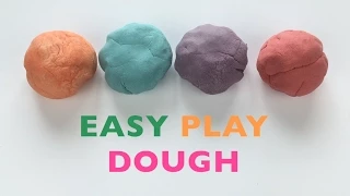 Easy Play Dough Recipe DIY