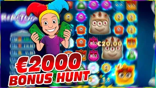 €2000 Bonus Hunt: Reactoonz, Wild West Gold, Dinopoolis...