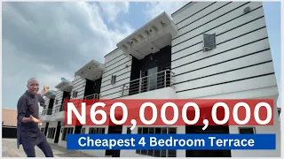 HOUSE FOR SALE IN LEKKI LAGOS NIGERIA | Cheapest 4 Bedroom Terrace Duplex in Ajah