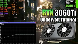 How To Undervolt RTX 3060 Ti Tutorial