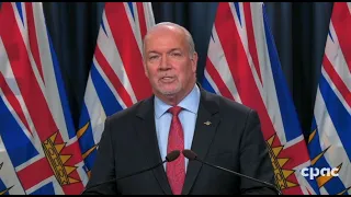 B.C. Premier John Horgan provides update as COVID-19 vaccinations begin – December 15, 2020