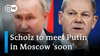 German Chancellor Scholz announces impending Moscow visit | DW News