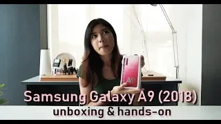 Samsung Galaxy A9 (2018) unboxing and hands-on video by TechNave.Com