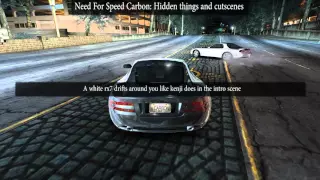 Need For Speed Carbon Hidden Things and Cut Scenes