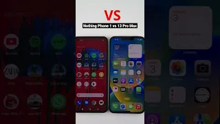 Nothing Phone 1 vs 13 Pro Max Speed Test