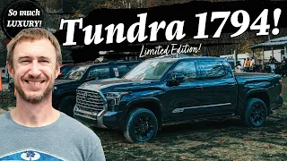 The Most Luxurious Toyota Tundra EVER?! // 2023 Toyota Tundra 1794 Limited Edition PREVIEW