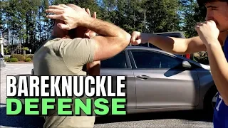 Bare Knuckle Boxing Defense | Self Defense Head Movement | Stop Flinching