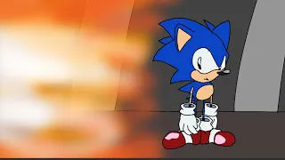 Sonic Runs for his life Animated