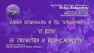 Елена Беленькая О воде: ее свойства и возможности 2015 09 02