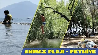 Fethiye'de Giriş Ücreti Olmayan Tek Plaj | Akmaz Plajı | Yeşil İle Mavinin Kucaklaştığı Yer