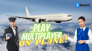 Top 10 OFFLINE multiplayer games TO PLAY while TRAVELING with PLANE! (ANDROID via Bluetooth)