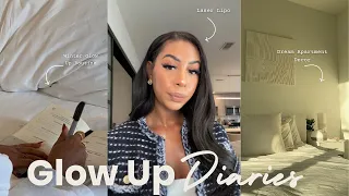 GLOW UP DIARIES | winter beauty maintenance, daily habits, laser lipo, new apartment decor update