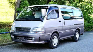 1996 Toyota Hiace Super Custom G Excellent Turbo Diesel (USA Import) Japan Auction Purchase Review