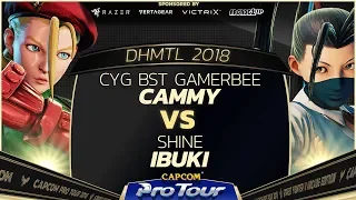 CYG BST GamerBee (Cammy) vs Shine (Ibuki) - DH Montreal 2018 Pools - SFV - CPT 2018