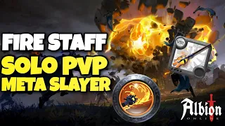 The BEST Fire Staff Build in Solo PvP to Make Millions of Silver in Albion Online