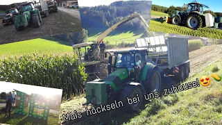 FarmVlog #58 | Maishäckseln bei uns zuhause! | Familie und Freunde sind wichtig! | Moareida Agrar