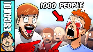 Mr Beast Blinds 1,000 People [ Fandub Español ]