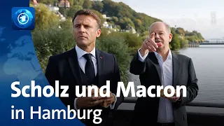 Deutsch-französische Kabinettsklausur: Macron und Scholz wollen „treibende Kraft“ für Europa sein