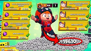 I Got 19610 TOKENS With BEA NONSTOP! ✅ 58 QUESTS + Box Opening! Brawl Stars