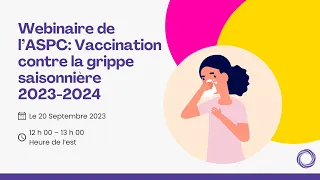 Vaccination contre la grippe saisonnière 2023-2024
