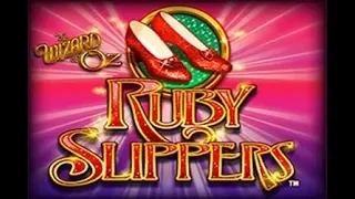 Wizard Of Oz Ruby Slippers Slot Machine By WMS ✅ Bonus Feature Gameplay ⏩ DeluxeCasinoBonus