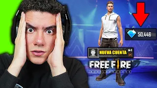 ME CREE UNA NUEVA CUENTA EN FREE FIRE Y RECARGUE 50 MIL DIAMANTES PARA CHETARLA *epico* | TheDonato