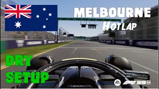 F1 23 MELBOURNE HOTLAP + SETUP - [1:17.169] - NO ASSISTS