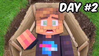 I SPENT 50 HOURS BURIED ALIVE ( MrBeast minecraft edition ) @MrBeast