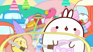 Molang dan Piu Piu terjebak kemacetan | Kartun Lucu Anak Anak | Molang Bahasa