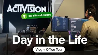 Day In The Life of a Front End Dev at Activision/Microsoft in LA 🎮 Vlog + Office Tour