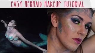 Easy Mermaid/Siren Makeup Tutorial - Proof That Mermaids Do Exist!! | Cassandra Bankson