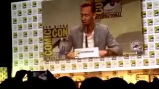 Crimson Peak Tom Hiddleston Talks Working with Del Toro SDCC Hall H San Diego Comic-Con