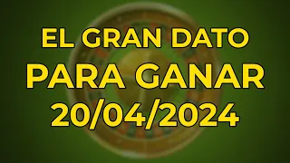 DATOS PARA LOTTO ACTIVO LA GRANJITA Y GUACHARO 20/04/2024
