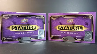 🆕️ 2021-22 UPPER DECK STATURE 🏒 HOCKEY HOBBY BOX (×2) BREAK 🆕️ #hockeycards #upperdeck #stature #nhl