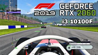 F1 2019 | RTX 2060 + INTEL i3 10100F | ULTRA , HIGH SETTINGS 1080p