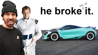 FIXING THE DAMAGE AFTER EX STIG CRASHED MY MCLAREN