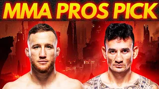 MMA Pros Pick ✅Justin Gaethje vs. Max Holloway - Part 1 👊 UFC 300