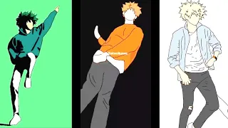 Anime characters dancing compilation part 2| tiktok compilation | 2021
