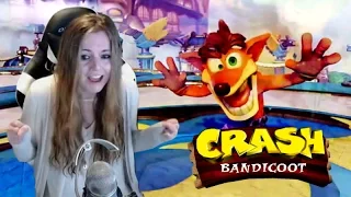 CUTEST REACTION EVER! Crash Bandicoot PS4 E3 Announcement