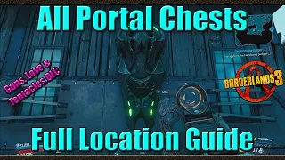 Borderlands 3 | All Portal Chest Locations inside the Guns, Love and Tentacles DLC | Full Guide